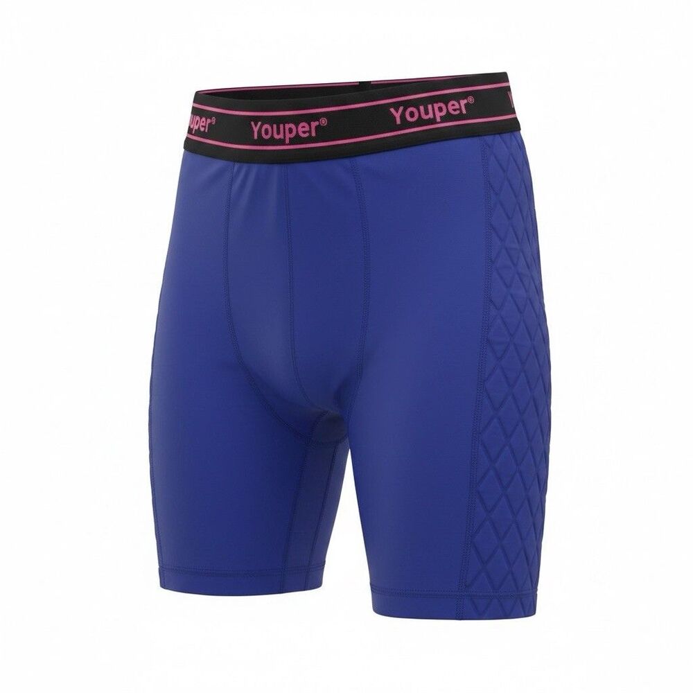Youper Womens Size Medium Compression Padded Sliding Shorts